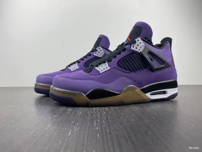 Rep TBK 4 Family) Jordan Retro Scott Travis 766296 Purple (Friends and LN4 0618
